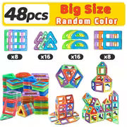 Magnetic STEM Building Blocks Set – Creative Learning & Sensory Play